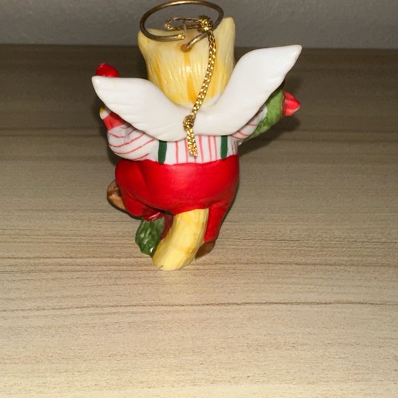 Kitty Cucumber 1987 Cat Wreath Soldier Angel Ornamaent - Picture 3 of 5